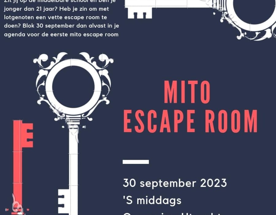 Save the date: Mito Escape Room 